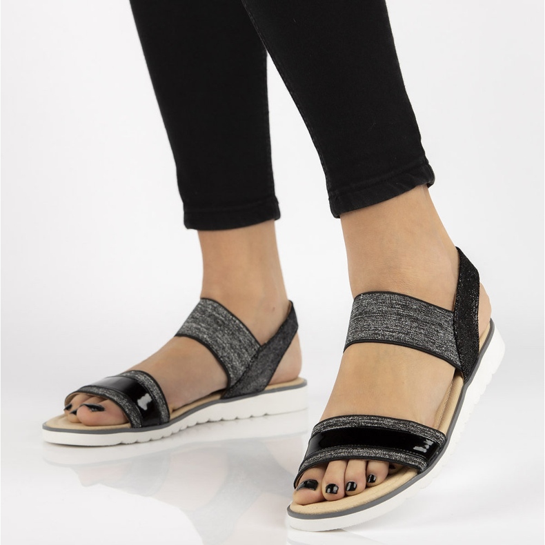Leather sandals Filippo DS755 / 19 Bk black 2