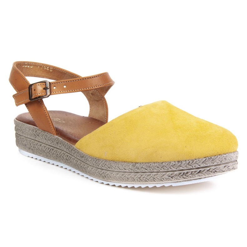 Filippo 03065-07 / 00-5 Yellow Sandals 1 Filippo 03065-07 / 00-5 Yellow Sandals 1