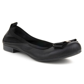 Black Filippo 480 ballerinas 1