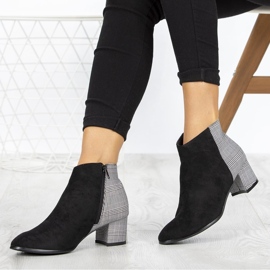 Black and gray Filippo DBT936 / 19 Bk Gr boots grey 1