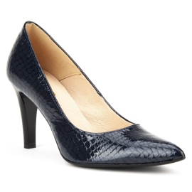 Shuttles Filippo F155 Granat Crocodile navy blue 1