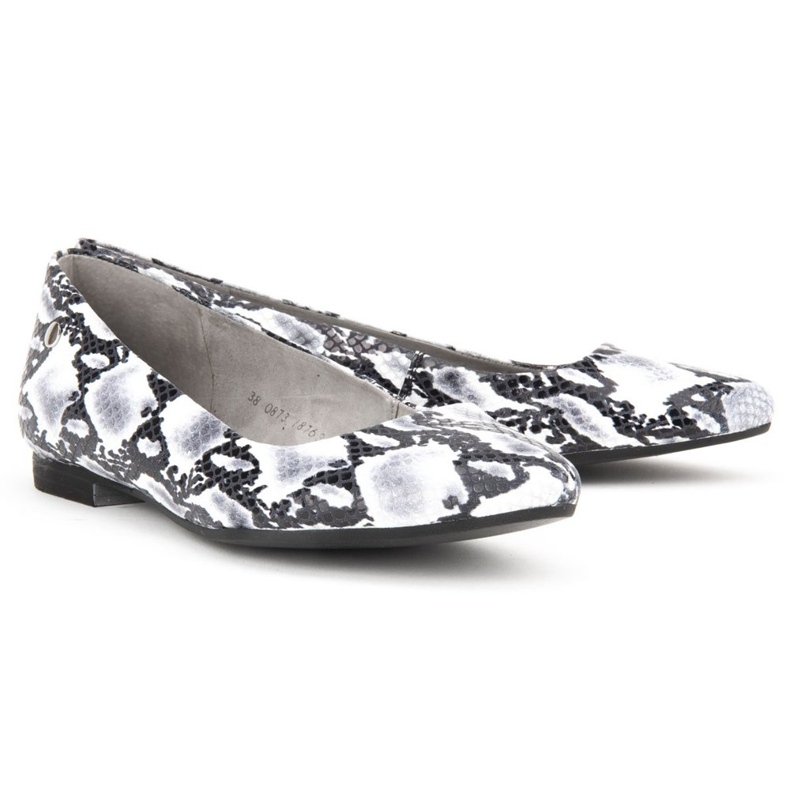 Filippo shoes 00873-62 / 00-5 Snake Black and White grey 2 Filippo shoes 00873-62 / 00-5 Snake Black and White grey 2