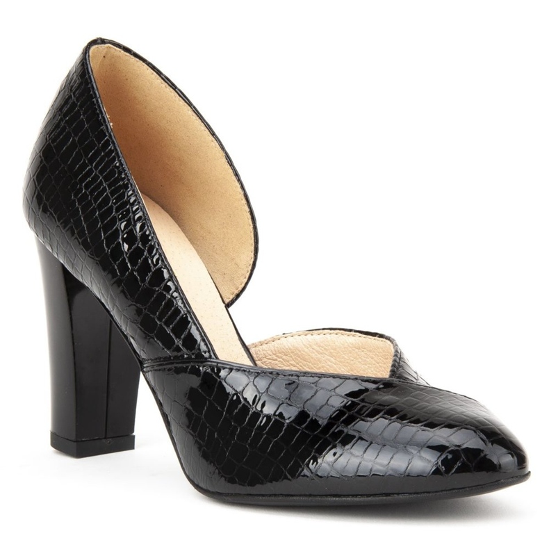 Filippo F280 Black Crocodile Pumps 1 Filippo F280 Black Crocodile Pumps 1