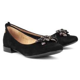Filippo 03552-62 / 00-5 ballerinas Black plus Copper 2 Filippo 03552-62 / 00-5 ballerinas Black plus Copper 2