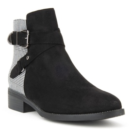 Filippo DBT969 / 19 Bk Gr Black boots grey 2