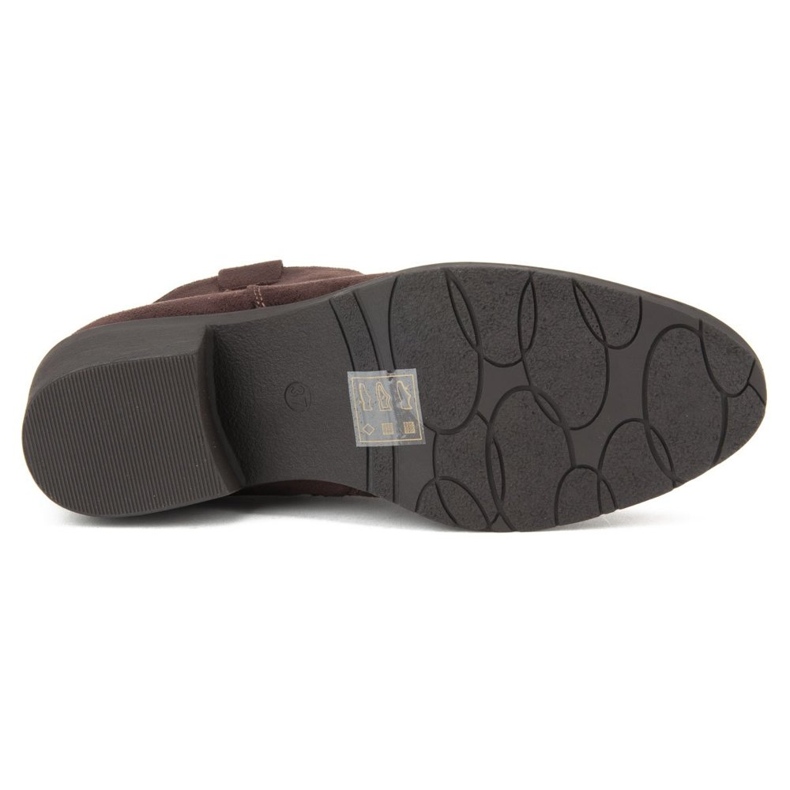 Dark brown Filippo DBT1046 / 19 Dbr boots beige 1