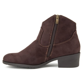 Dark brown Filippo DBT1046 / 19 Dbr boots beige 2