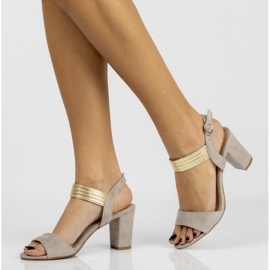 Filippo DS817 / 20 Gr Gray sandals grey 1