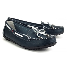 Filippo DP141 / 20 Nv Navy loafers navy blue 2