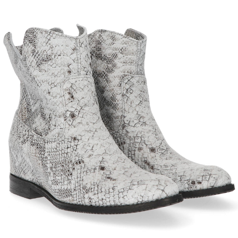 Filippo 30048 Velor Caiman boots grey 2