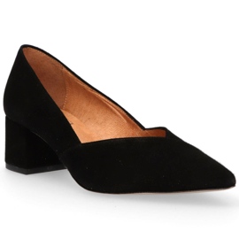 Filippo 1410 Black Suede Shoes 1