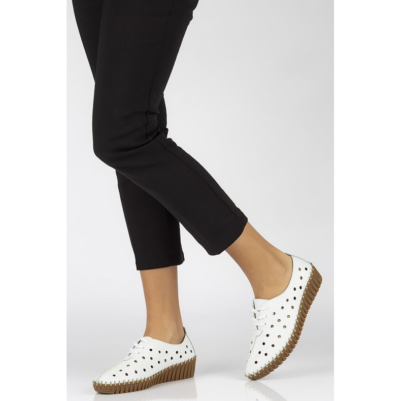 Leather shoes Filippo DP1230 / 20 Wh white 1