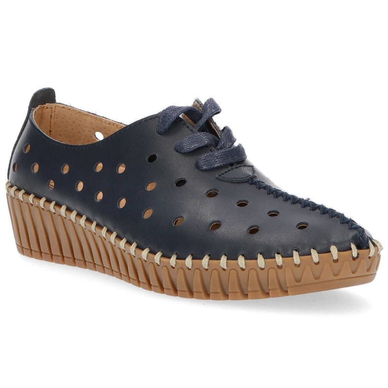 Leather shoes Filippo DP1230 / 20 Nv navy blue 2