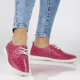 Leather shoes Filippo DP1225 / 20 Fh pink 1