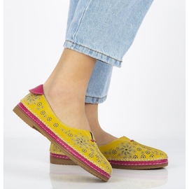 Leather shoes Filippo DP1224 / 20 Yl Yellow 1