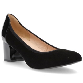 Pumps Filippo F962 black suede 1