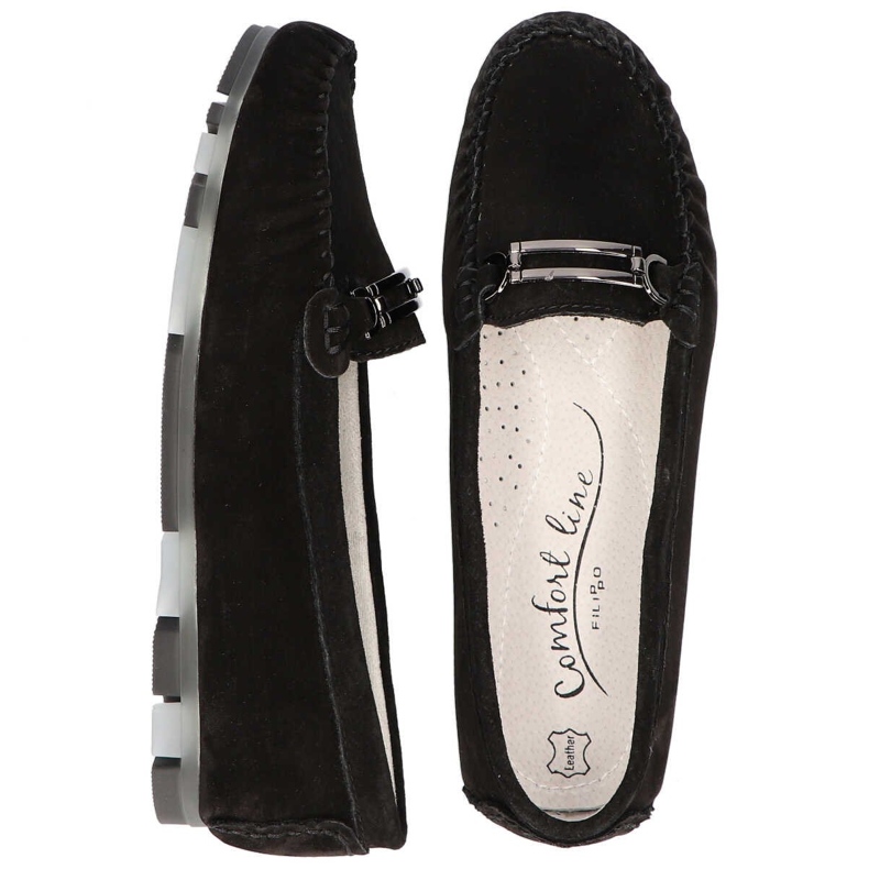 Filippo DP1202 / 20 Bk black shoes 1