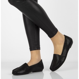 Leather moccasins Filippo DP005 / 20 Bk black 2