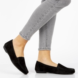 Leather moccasins Filippo DP644 / 20 Bk black 1