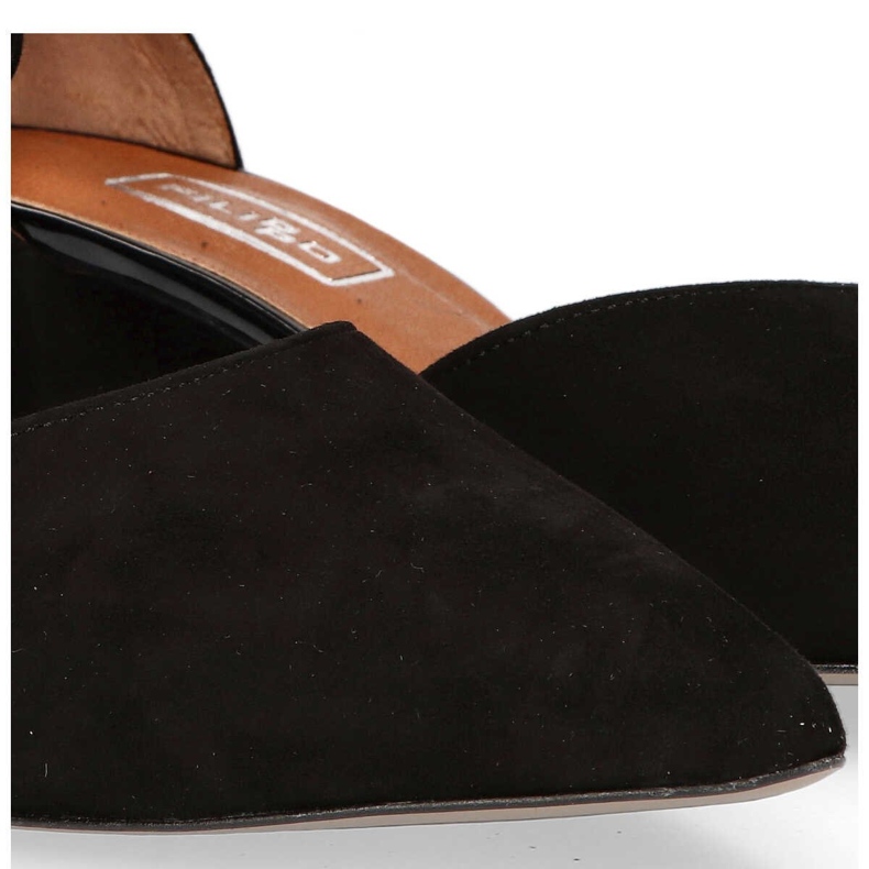 Filippo 1515 Black Suede Sandals 2