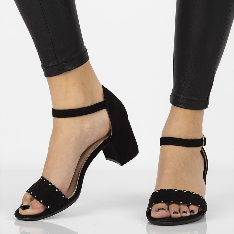 Filippo DS1350 / 20 Bk black sandals 1