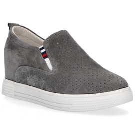 Filippo DP1356 / 20 Gr Gray low shoes grey 1