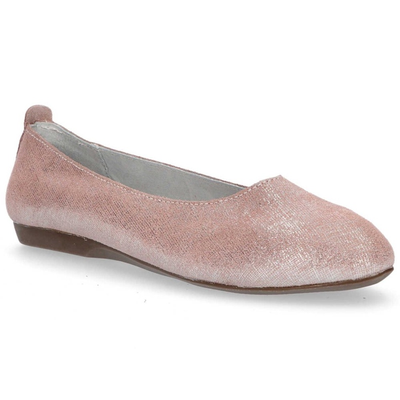 Leather ballerinas Filippo DP1337 / 20 Pi pink 2