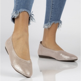 Leather ballerinas Filippo DP1337 / 20 Pi pink 1