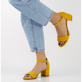 Filippo DS787 / 20 Yl Yellow sandals 1