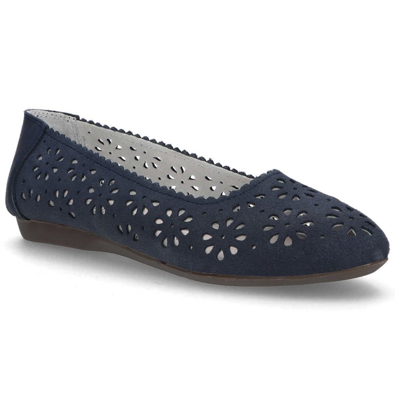 Leather shoes Filippo DP680 / 20 Nv navy blue 1