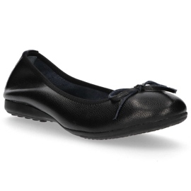 Leather ballerinas Filippo DP038 / 20 Bk black 1