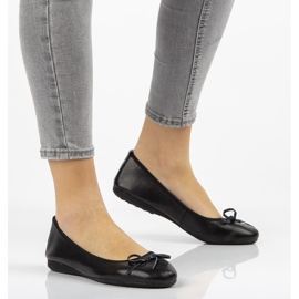 Leather ballerinas Filippo DP038 / 20 Bk black 2