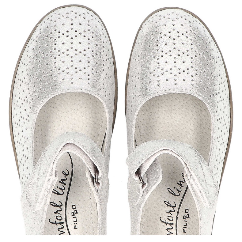 Filippo DP1319 / 20 Si Silver shoes grey 1