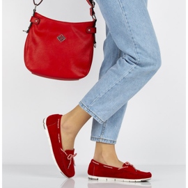 Red Filippo DP1403 / 20 Rd leather shoes 2