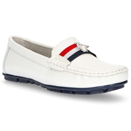 Leather loafers Filippo DP1406 / 20 Wh white 1