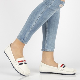 Leather loafers Filippo DP1406 / 20 Wh white 2
