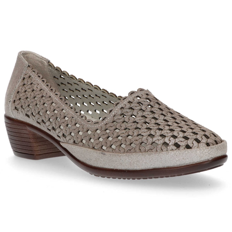 Leather shoes Filippo DP748 / 20 Gr gray grey 1