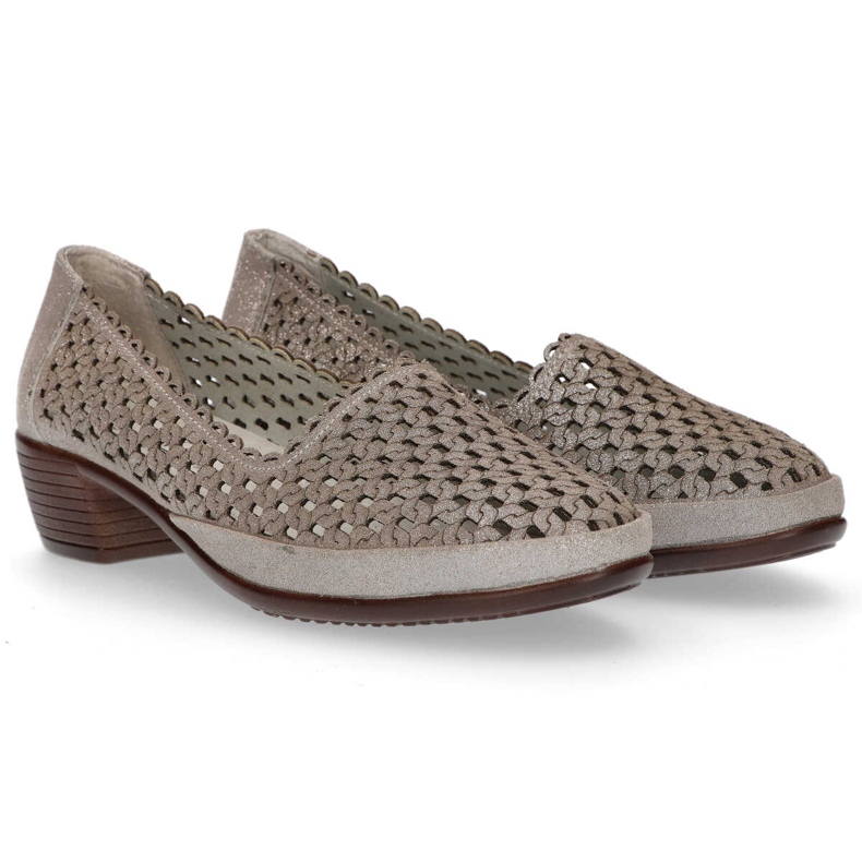 Leather shoes Filippo DP748 / 20 Gr gray grey 2