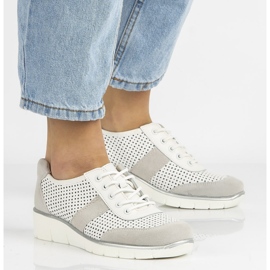 Leather shoes Filippo DP028 / 20 Wh white 2