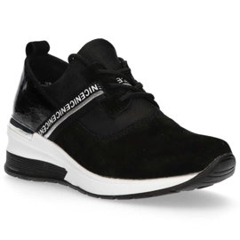 Leather sneakers Filippo DP1388 / 20 Bk black 1