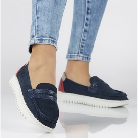 Leather shoes Filippo DP1413 / 20 Nv navy blue 1 Leather shoes Filippo DP1413 / 20 Nv navy blue 1