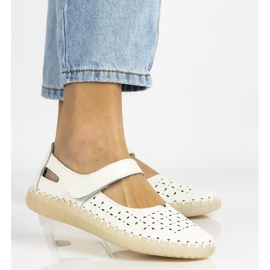 Leather shoes Filippo DP1262 / 20 Wh white 1