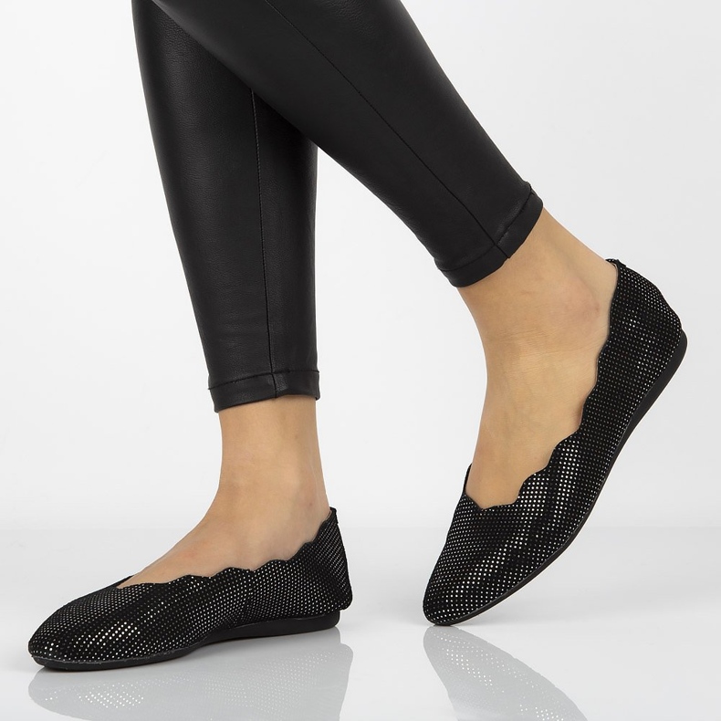 Leather ballerinas Filippo DP1260 / 20 Bk black 1