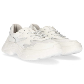 Leather sneakers Filippo DP1410 / 20 Wh white 2