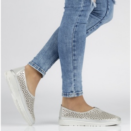 Filippo DP1400 / 20 Si Silver shoes khaki grey green 2 Filippo DP1400 / 20 Si Silver shoes khaki grey green 2