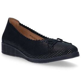 Leather shoes Filippo DP1254 / 20 Nv navy blue 2