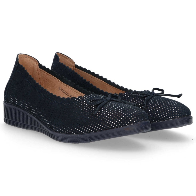 Leather shoes Filippo DP1254 / 20 Nv navy blue 1