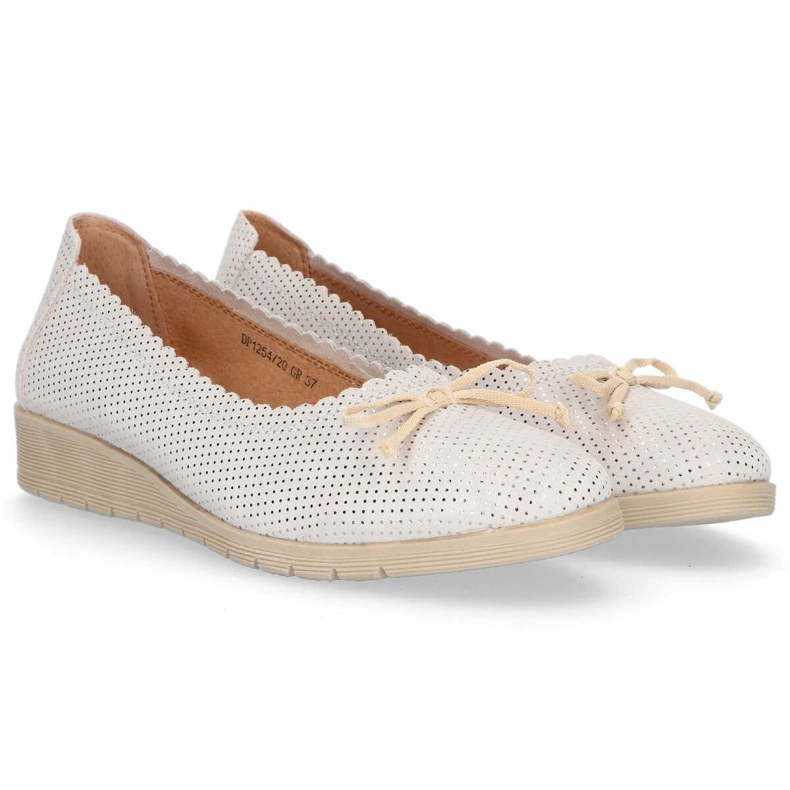 Leather shoes Filippo DP1254 / 20 Gr gray grey 1