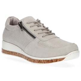Leather shoes Filippo DP1252 / 20 Gr gray grey 2