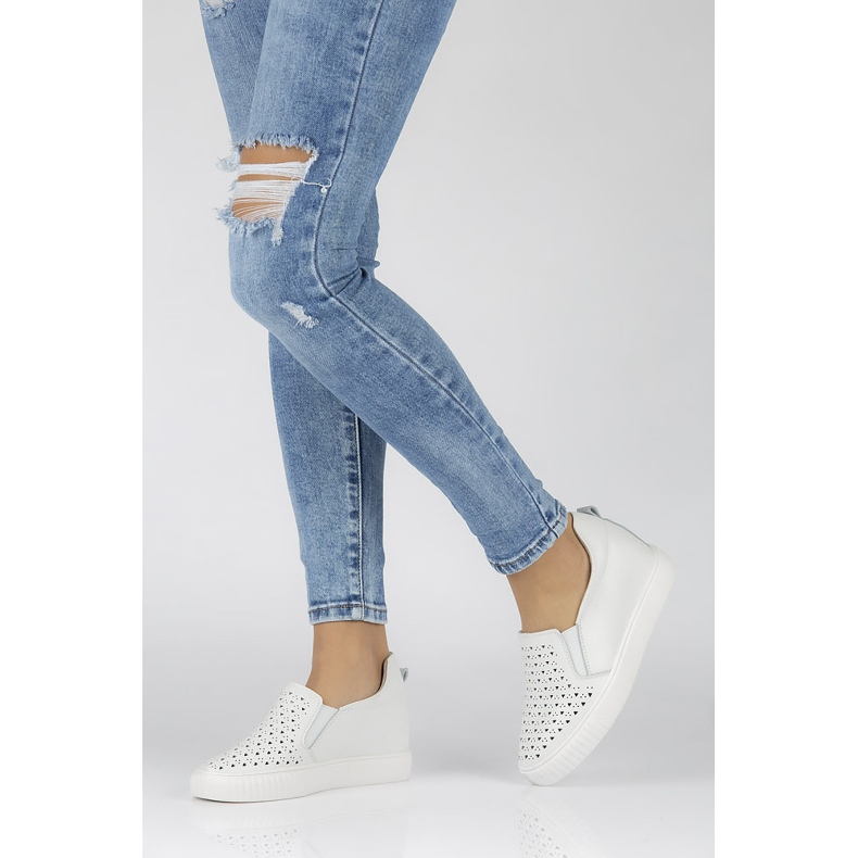 Filippo DP1398 / 20 Wh White low shoes 1